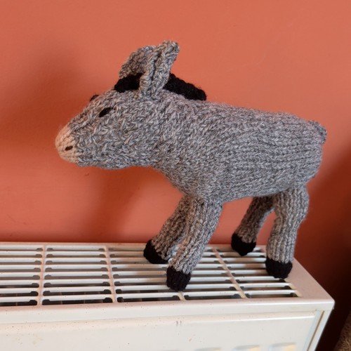 Newly hand knitted grey - newly,