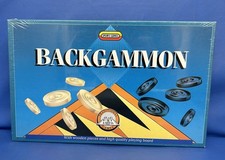 Vintage Spears Backgammon Family Board Game - Wooden Pieces - 1990 - New Sealed