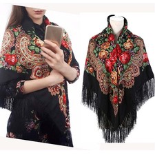 Russian Style Square Scarf
