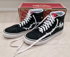 Vans x Snoopy Peanuts Woodstock black hightop Vans trainers UK size 5