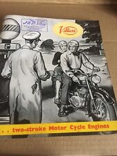 CLASSIC MOTORCYCLE  VILLIERS  ENGINES BROCHURE. VEC94