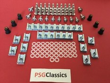 Aprilia RS125 06-12 Fairing Screws Stainless Bolts Clips Rubber Nuts 116 pcs SS