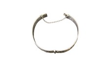 Vintage Silver Engraved Hinged