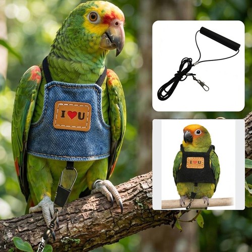 Adjustable parrot harness - parrot, 2m