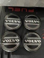 GENUINE Volvo Centre Hub Caps Black & Chrome