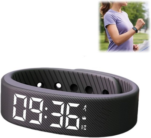 Black digital pedometer step - digital,