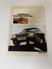 Original 1981 Jaguar XJS H.E. Magazine Advert Poster Frame Ready Man Cave Retro
