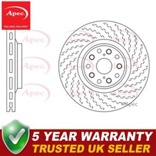 Apec Front Right Brake Disc