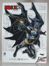 FAN EXPO Convention Program 2014 Batman Cover Doctor Who Star Trek Stan Lee