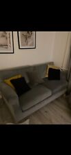 2 grey 3 seater sofas from DFS