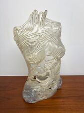 Large Retro Art / Sculpture - Acrylic Female Torso