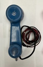 Vintage Rotary Dial Blue Lineman's Butt Phone Set - Used  6569