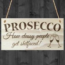 PROSECCO WALL SIGN SHABBY CHIC