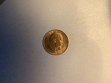 1906 King Edward VII Gold Half Sovereign Coin