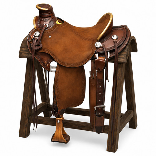 Wade leather western - leather,