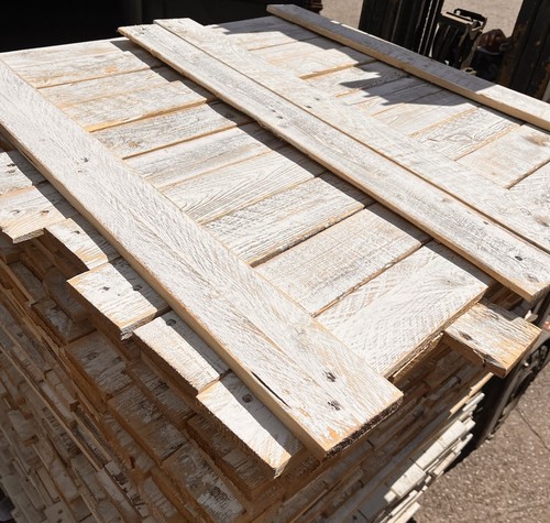 Reclaimed white wash rustic - white,
