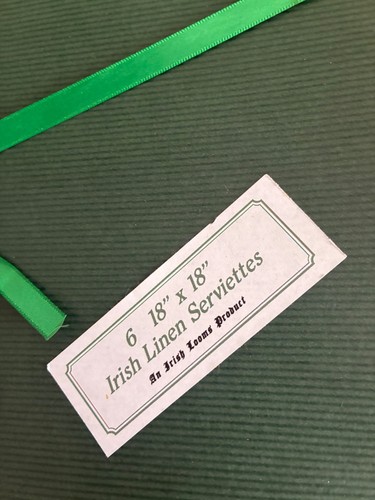 Irish linen serviettes - irish,