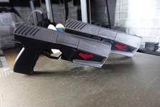 Red Hood Cosplay Prop Guns — Pair 3D-Printed Replica,