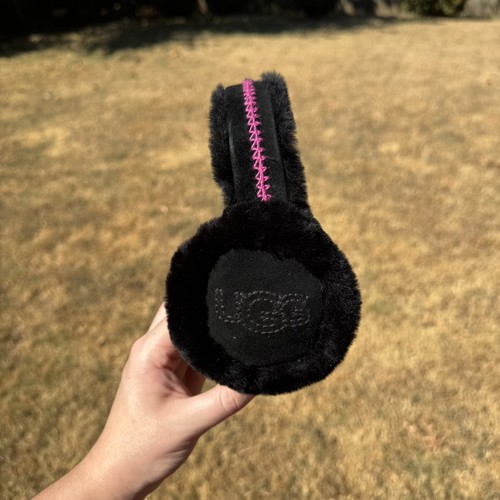 Ugg womens black faux fur - faux,
