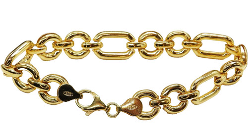 Yellow gold silver - gold, bracelet