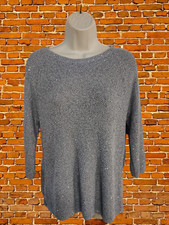 MONSOON SILVER MEDIUM JUMPER SWEATER PULLOVER WOMENS KNITTED BACKLESS METALLIC