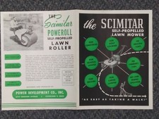 1940s. SCIMITAR LAWN MOWER