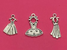 Tibetan Silver Dress Charms -