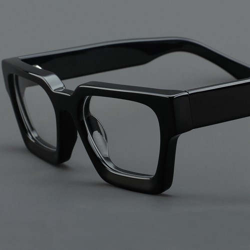Thick acetate squareeyeglass - thick,