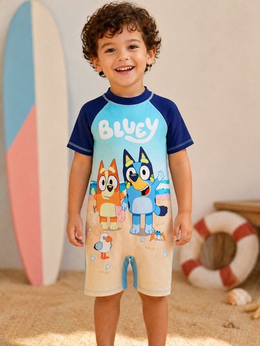 Bluey boys swimsuit all one - all,