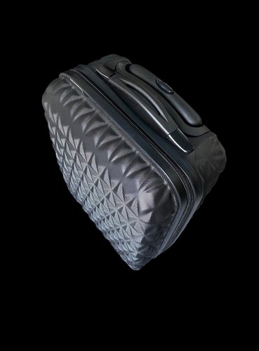 Black medium sized suitcase - sized,