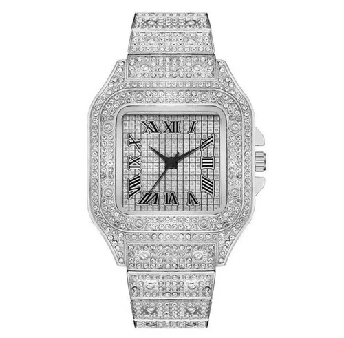 Men silver diamond - men's,
