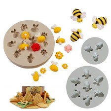 Bee Silicone Mold Fondant Cake