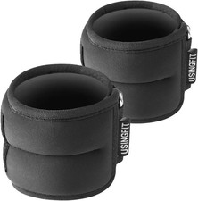 USINGFIT Ankle Weights Set for Men Wrist Weights for Women 2 X 1Kg Pair Gym