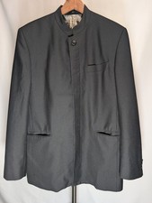 Armando Black Mandarin Collar