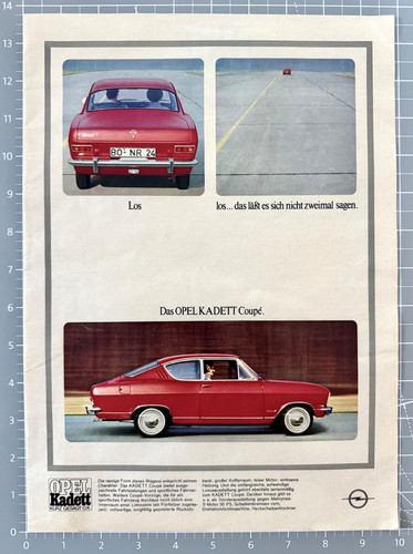 Opel kadett coupe - kadett,