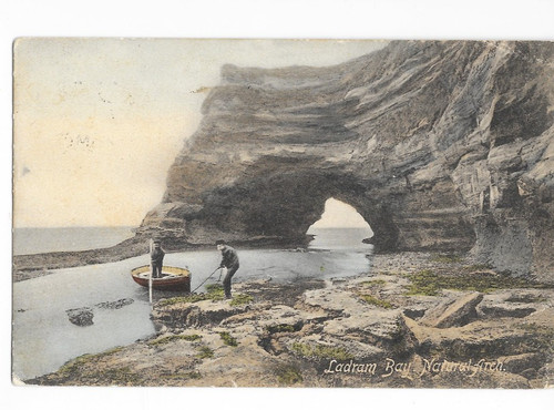 Postcard ladram bay view - postcard,