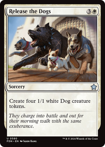 Mtg release the - release, dogs