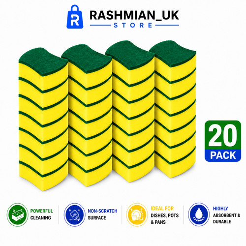 Pack sponge scourers - 20,