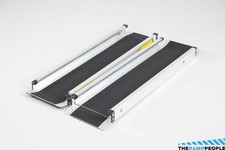 Telescopic Economy Channel Ramps 7ft (213cm long) & black grip surface / Damaged