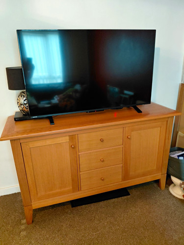 Oak finish sideboard - 2, doors