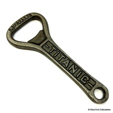 RMS Titanic Iron Bottle Opener - White Star Line Maritime Nautical Memorabilia