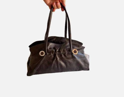 Authentic bvlgari leather bag - bvlgari,