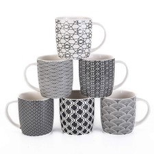 Set of 6 11.5 oz Coffee Mugs