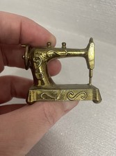Vintage Brass Miniature Sewing