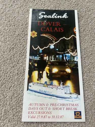 1987 sealink dover calais - dover,