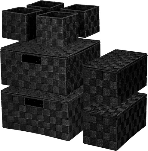 Set woven storage box - set, 8