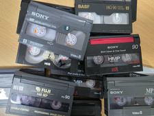 5 x 8mm Video Tape Cassette Job Lot 60/90 Min for Camcorders