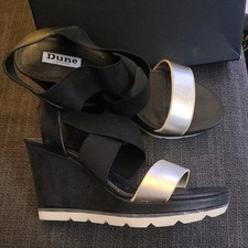 DUNE London Wedges Black