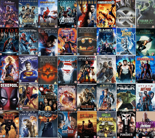 Dvd superhero comic - book, hero
