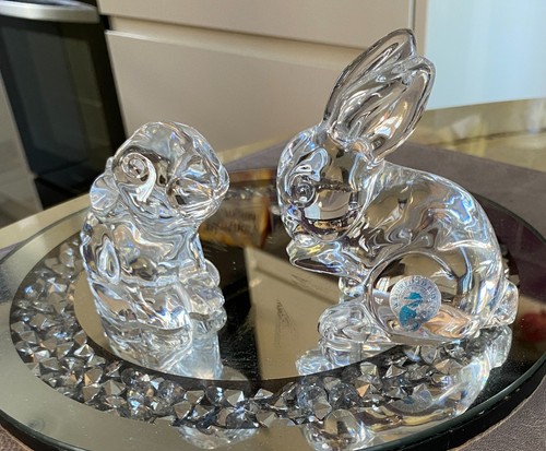 Waterford crystal rabbits - waterford,